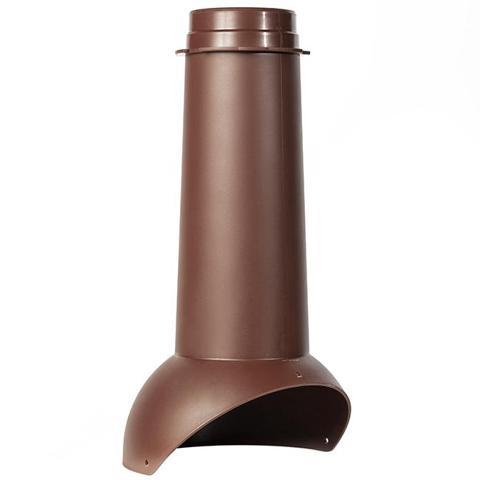 Krovent Pipe-VT Выход вентиляции 110/500(неизолированный)серия Lite, 8017 (коричневый) купить в Санкт-Петербурге Krovent Pipe-VT Выход вентиляции 110/500(неизолированный)серия Lite, 8017 (коричневый)