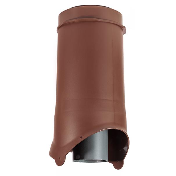 Krovent Pipe-VT IS Выход канализации 125/100 изол./500 (изолированный), коричневый 