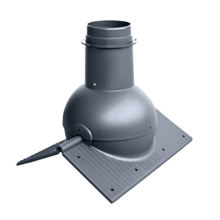 Krovent Коньковый аэратор черный (RAL 9005) Pipe-Cone (вентиляционный) для любого вида кровли, 9005 (чёрный) купить в Санкт-Петербурге Krovent Коньковый аэратор черный (RAL 9005) Pipe-Cone (вентиляционный) для любого вида кровли, 9005 (чёрный)