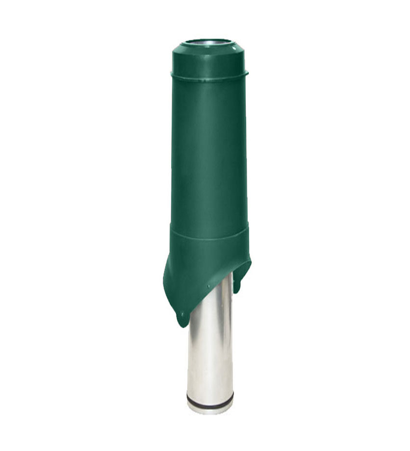 Krovent Pipe-VT IS Выход вентиляции 125/изол./700 (изолированный), 6005 (зелёный) купить в Санкт-Петербурге Krovent Pipe-VT IS Выход вентиляции 125/изол./700 (изолированный), 6005 (зелёный)