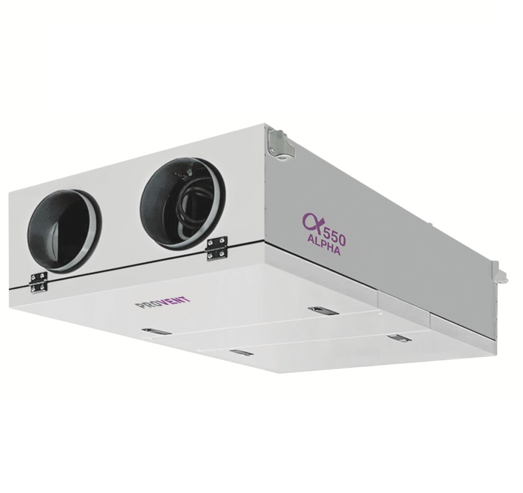 Alpha 550 Compact ПВУ горизонтальная с роторным рекуператором Provent, Alpha 550 Compact ПВУ горизонтальная с роторным рекуператором Provent