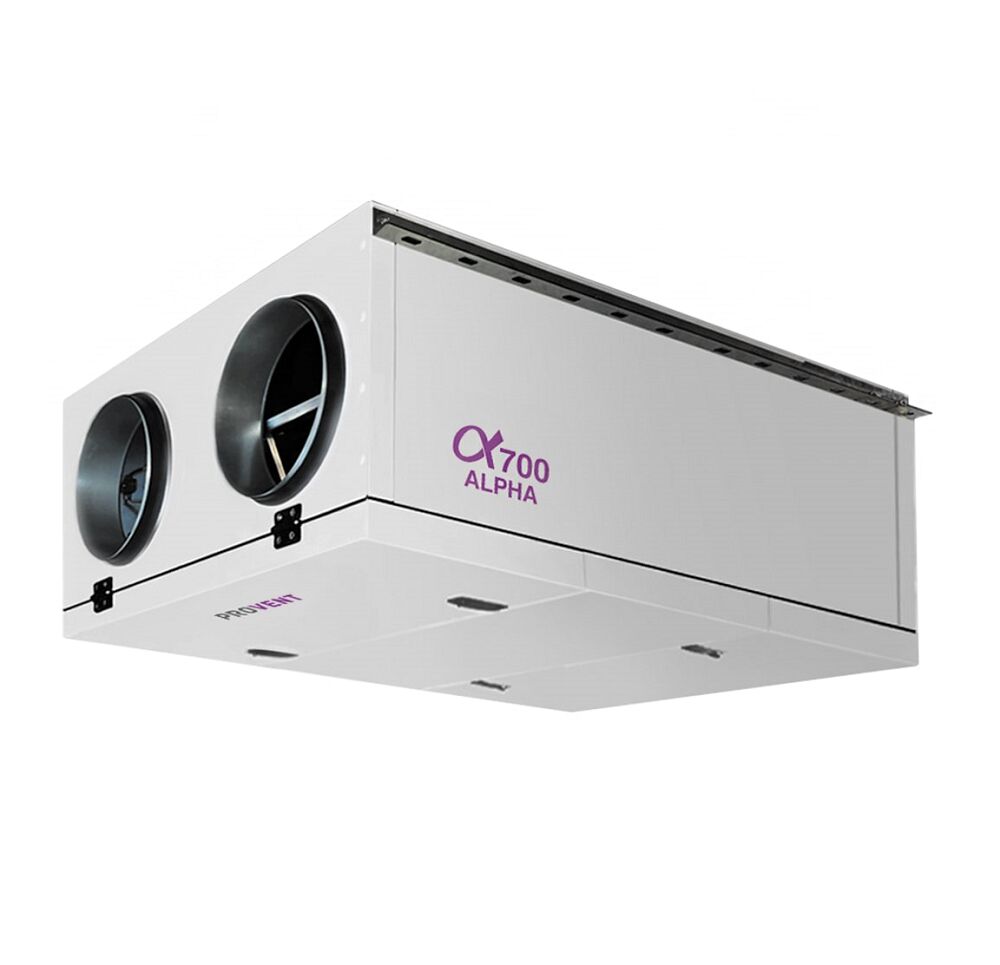 Alpha 700 Compact (L) ПВУ горизонтальная с роторным рекуператором левая Provent, Alpha 700 Compact (L) ПВУ горизонтальная с роторным рекуператором левая Provent