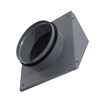 Решетка фасадная с колпаком STF 160G серый 7024 Provent купить в Санкт-Петербурге