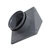 Решетка фасадная с колпаком STF 125G серый 7024 Provent купить в Санкт-Петербурге