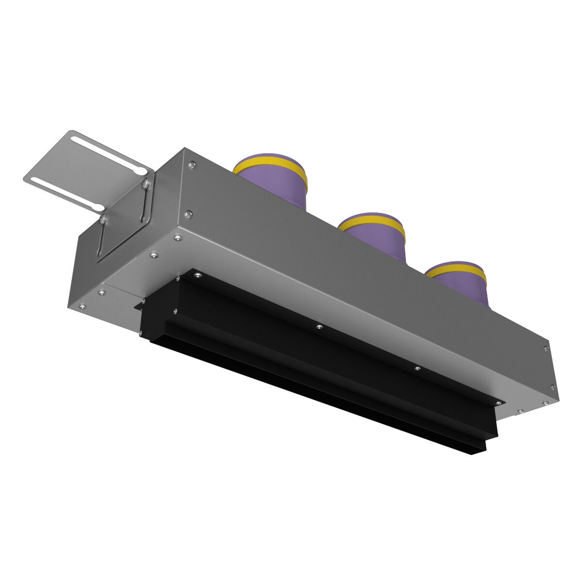 Щелевой диффузор в гипрок с КСД на 3 прямых выхода VPNDG/F 500/75x3 Provent купить в Санкт-Петербурге Щелевой диффузор в гипрок с КСД на 3 прямых выхода VPNDG/F 500/75x3 Provent