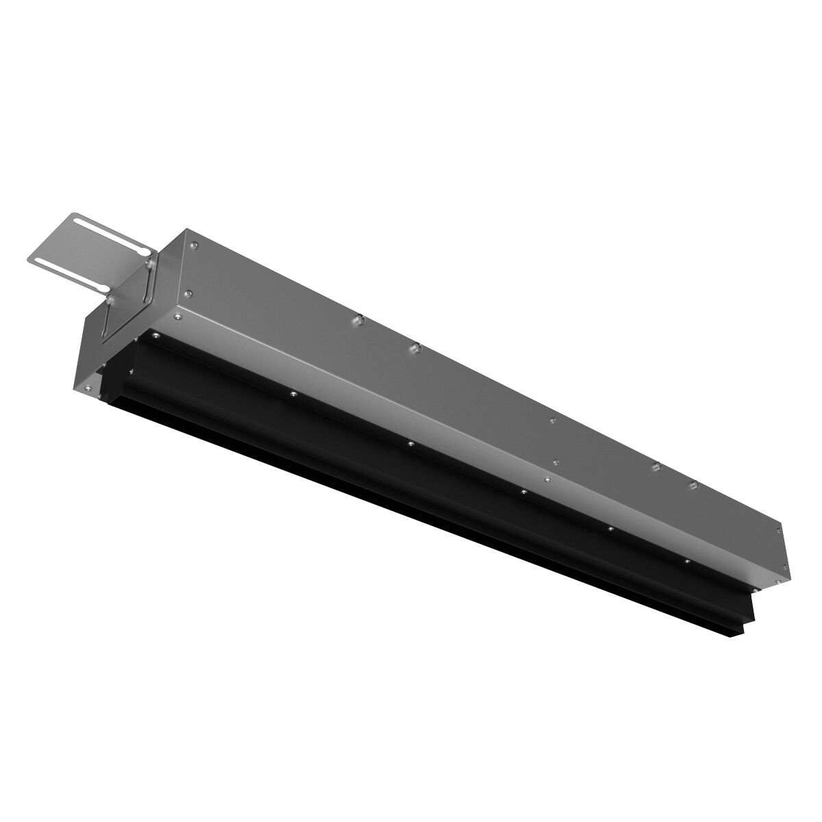 Щелевой диффузор в гипрок с КСД на 4 прямых выхода VPNDG/F 1000/75х4 Provent, серый