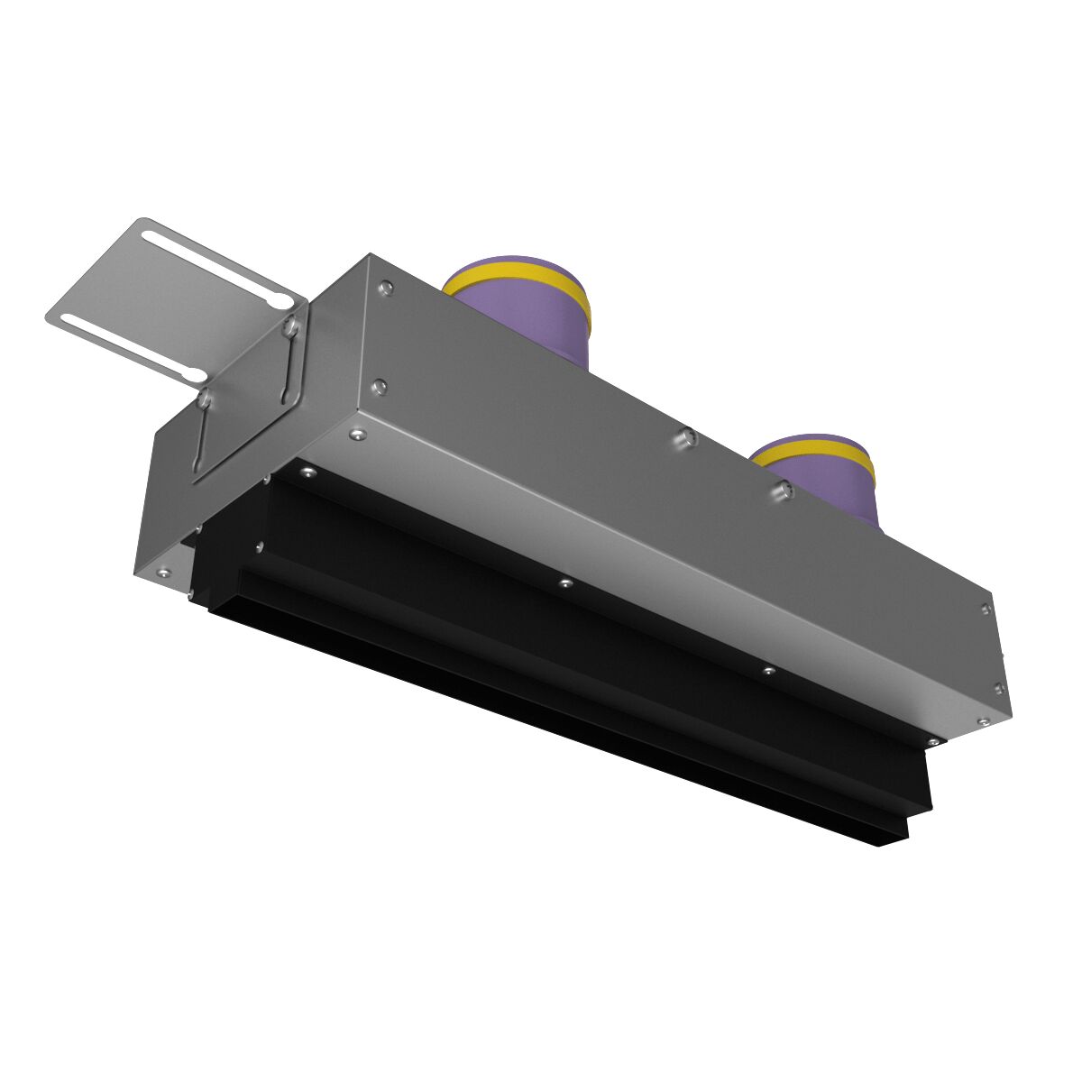 Щелевой диффузор в гипрок с КСД на 2 прямых выхода VPNDG/F 500/75x2 Provent купить в Санкт-Петербурге Щелевой диффузор в гипрок с КСД на 2 прямых выхода VPNDG/F 500/75x2 Provent