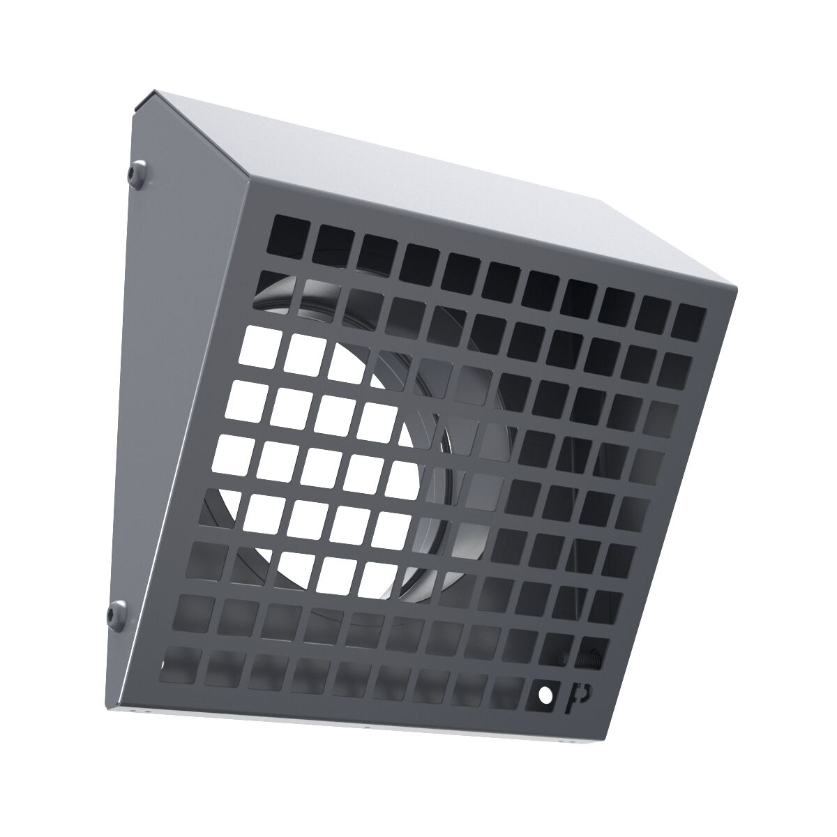 Решетка фасадная с колпаком STF 125G серый 7024 Provent