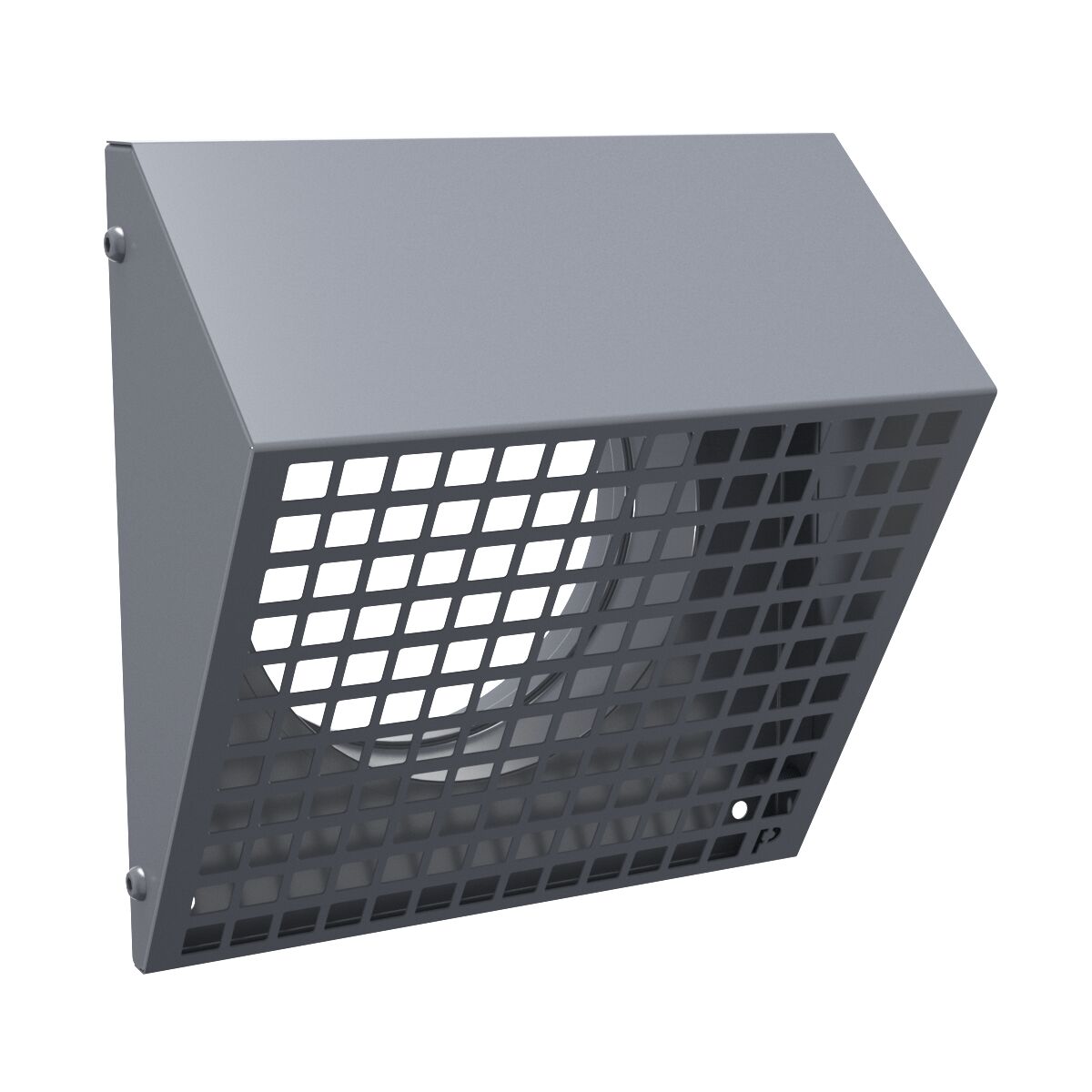 Решетка фасадная с колпаком STF 160G серый 7024 Provent, Решетка фасадная с колпаком STF 160G серый 7024 Provent