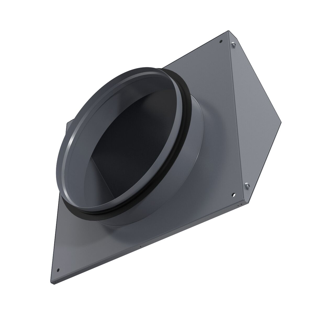 Решетка фасадная с колпаком STF 250G серый 7024 Provent