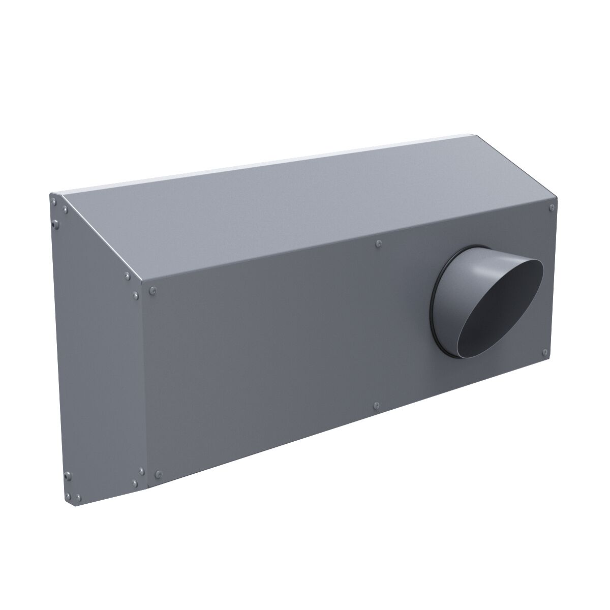 Решетка фасадная комбинированная приточно-вытяжная IOS 200G серый 7024 Provent