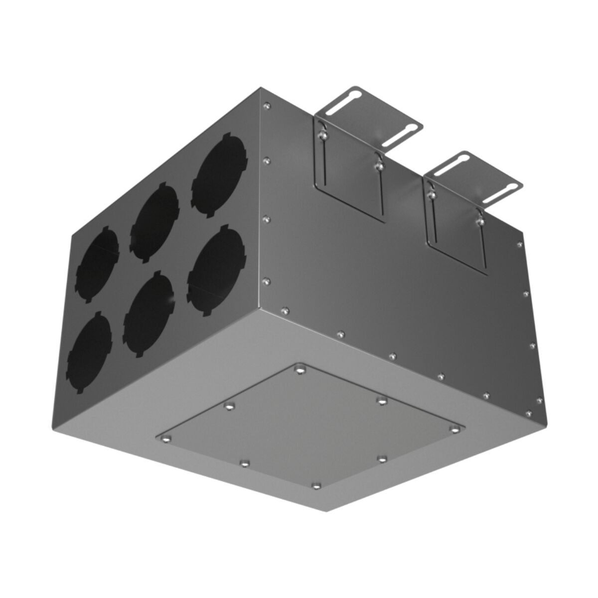 Коллектор металлический на 6 выходов KV 160/90x6 Provent
(Комплектуется без фланцев. Фланцы/заглушки необходимо докупать дополнительно), серый купить в Санкт-Петербурге Коллектор металлический на 6 выходов KV 160/90x6 Provent
(Комплектуется без фланцев. Фланцы/заглушки необходимо докупать дополнительно), серый