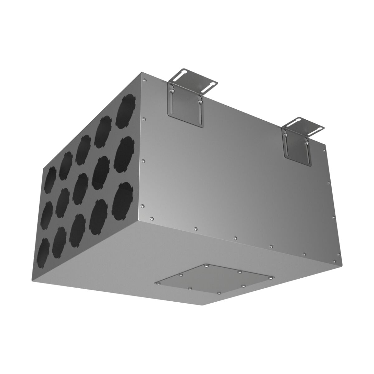 Коллектор металлический на 15 выходов KV 200/90x15 Provent
(Комплектуется без фланцев. Фланцы/заглушки необходимо докупать дополнительно), серый купить в Санкт-Петербурге Коллектор металлический на 15 выходов KV 200/90x15 Provent
(Комплектуется без фланцев. Фланцы/заглушки необходимо докупать дополнительно), серый