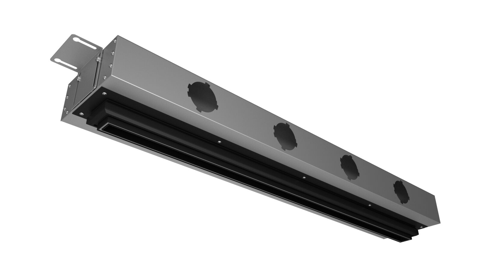 Щелевой диффузор для натяжного потолка с КСД на 4 выхода VPND 1000х25/90х4 Provent