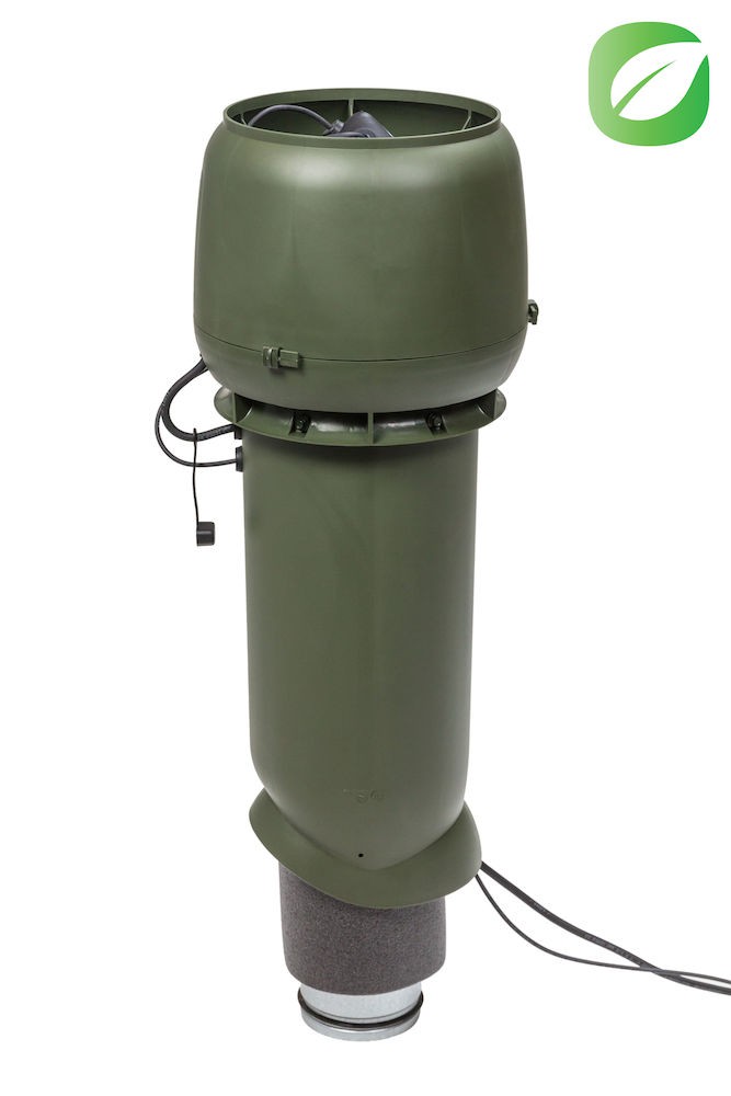 Р-ВЕНТИЛЯТОР EСо190P/125/700 на постоянном токе Vilpe, зеленый (аналог RR11, RAL6020) купить в Санкт-Петербурге Р-ВЕНТИЛЯТОР EСо190P/125/700 на постоянном токе Vilpe, зеленый (аналог RR11, RAL6020)