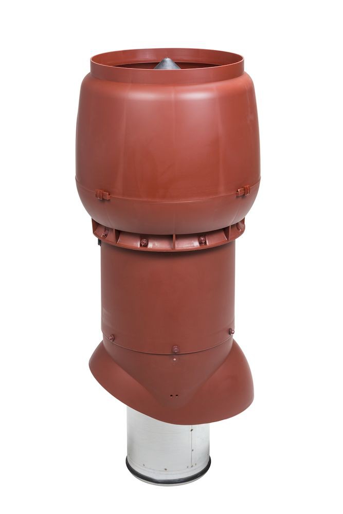 Теплоизолированный вентиляционный выход XL-200/300/700 Vilpe, красный (аналог RR29, RAL 3009)