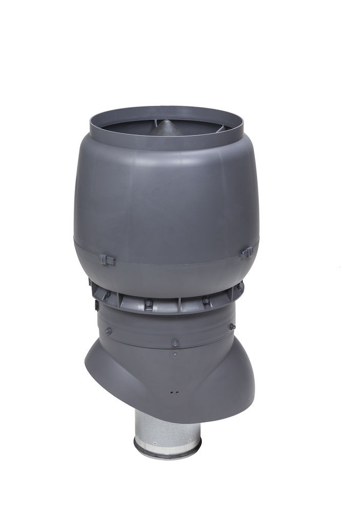 Теплоизолированный вентиляционный выход  XL-160/300/500 Vilpe, серый