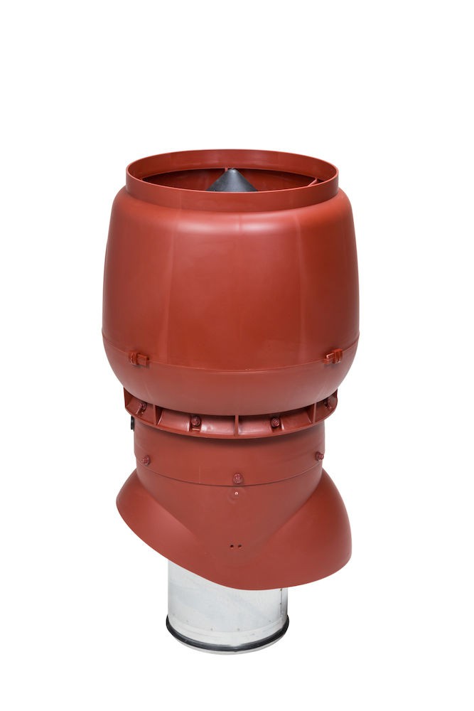 Теплоизолированный вентиляционный выход XL-200/300/500 Vilpe, красный (аналог RR29, RAL 3009)