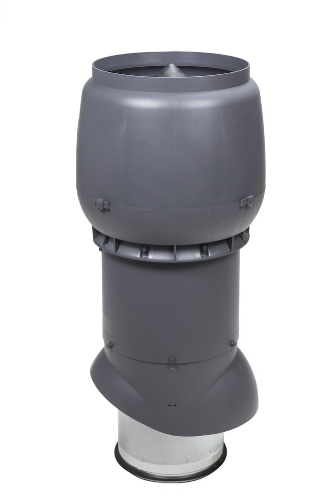 Теплоизолированный вентиляционный выход XL-250/300/700 Vilpe, серый