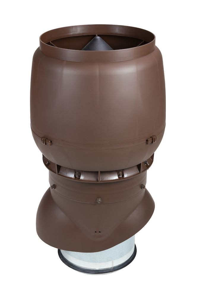 Теплоизолированный вентиляционный выход XL-250/300/500 Vilpe, коричневый (аналог RR32, RAL8017)