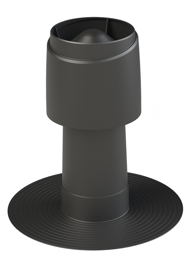 ALIPAI FLOW-160 дефлектор черный Vilpe, черный (аналог RR33, RAL 9017)