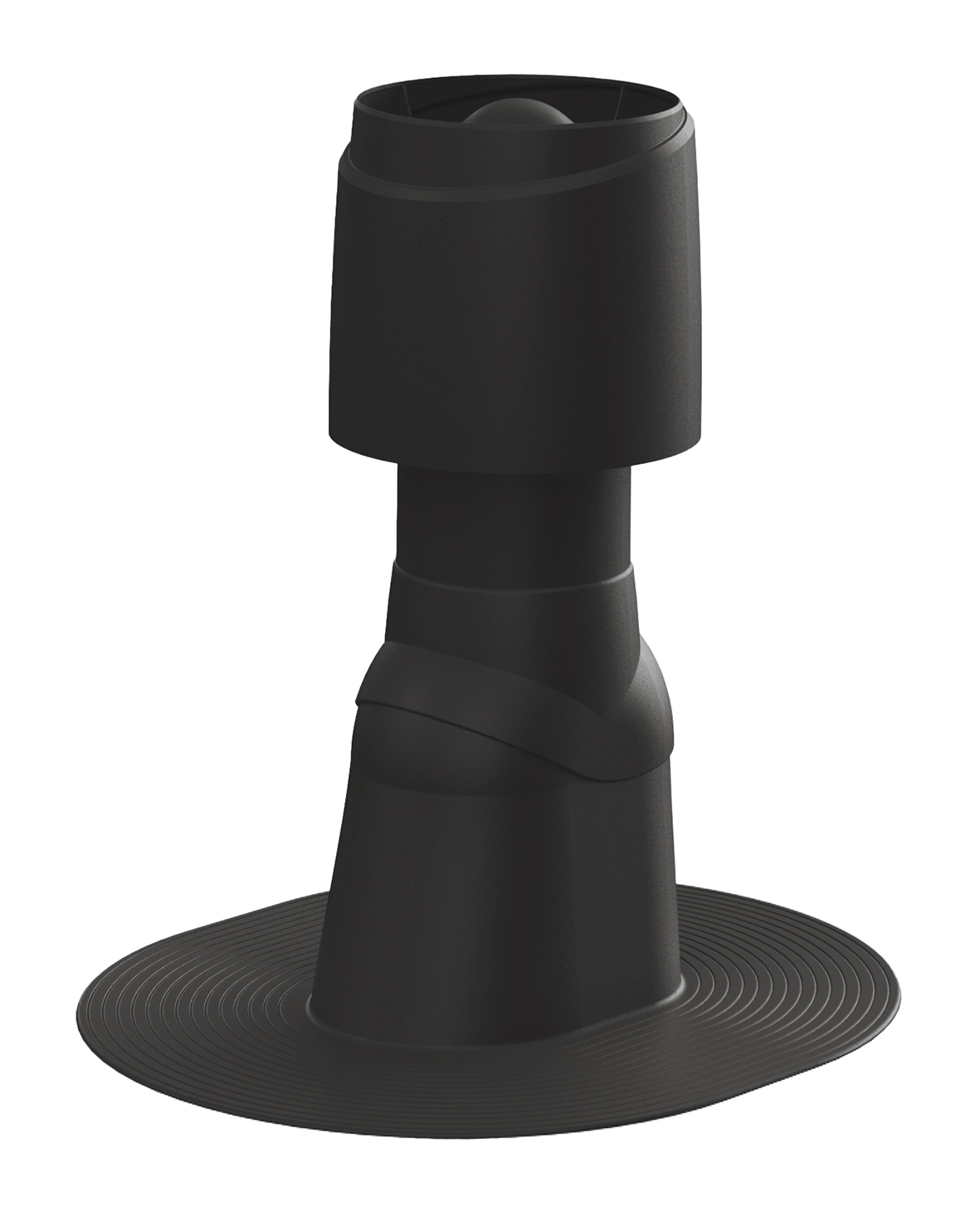 Дефлектор скатный/пологий ALIPAI-160/620 FLOW черный Vilpe, черный (аналог RR33, RAL 9017)