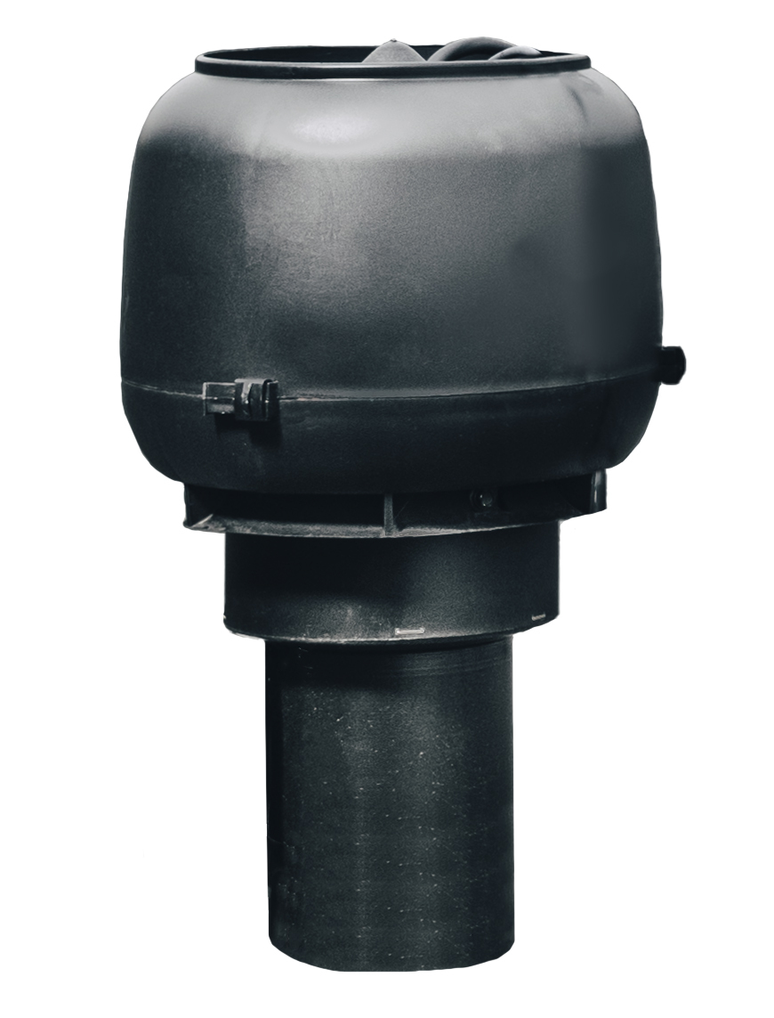 Система управления влажностью вентилятор VILPE ECO SENSE черный, черный (аналог RR 33, RAL 9017)