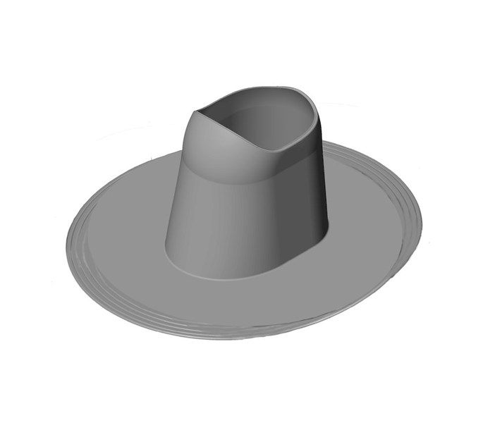 ПВХ-ворот PVC COLLAR для монтажа Huopa высокий серый Vilpe, серый (аналог RR23, RAL 7015) купить в Санкт-Петербурге ПВХ-ворот PVC COLLAR для монтажа Huopa высокий серый Vilpe, серый (аналог RR23, RAL 7015)