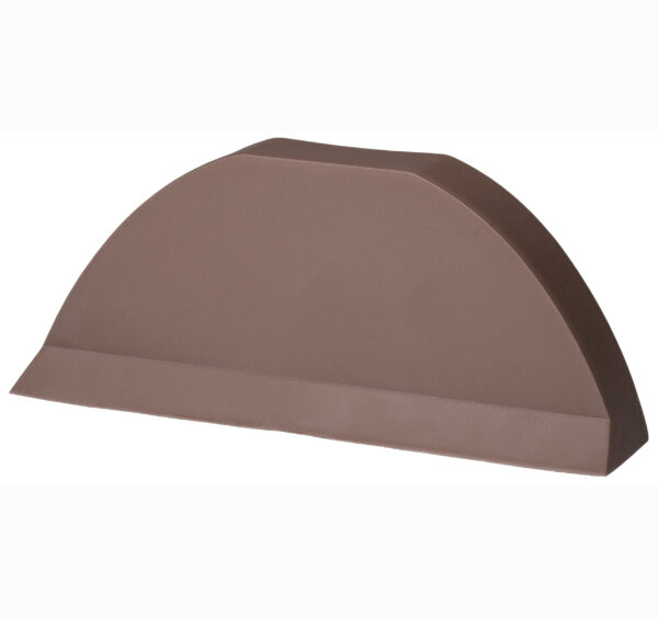 Торцевая заглушка для металлочерепицы PELTI красный Vilpe, коричневый (аналог RR 32, RAL 8017)