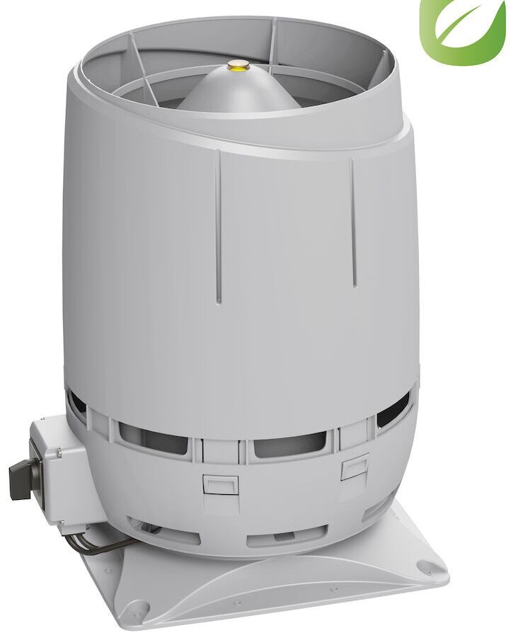 FLOW ECo110S ВЕНТИЛЯТОР КРЫШНОЙ на постоянном токе с колпаком FLOW Vilpe, Светло-серый (аналог RR21, RAL7038) купить в Санкт-Петербурге FLOW ECo110S ВЕНТИЛЯТОР КРЫШНОЙ на постоянном токе с колпаком FLOW Vilpe, Светло-серый (аналог RR21, RAL7038)