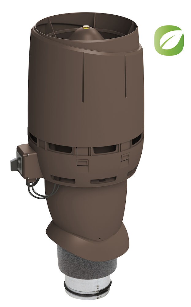 FLOW ECo125P/500 ВЕНТИЛЯТОР на постоянном токе с колпаком FLOW Vilpe, коричневый (аналог RR32, RAL8017) купить в Санкт-Петербурге FLOW ECo125P/500 ВЕНТИЛЯТОР на постоянном токе с колпаком FLOW Vilpe, коричневый (аналог RR32, RAL8017)