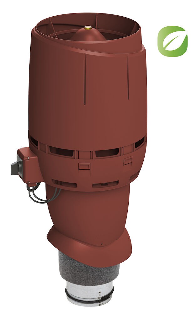 FLOW ECo125P/500 ВЕНТИЛЯТОР на постоянном токе с колпаком FLOW Vilpe, красный (аналог RR 29, RAL 3009) купить в Санкт-Петербурге FLOW ECo125P/500 ВЕНТИЛЯТОР на постоянном токе с колпаком FLOW Vilpe, красный (аналог RR 29, RAL 3009)