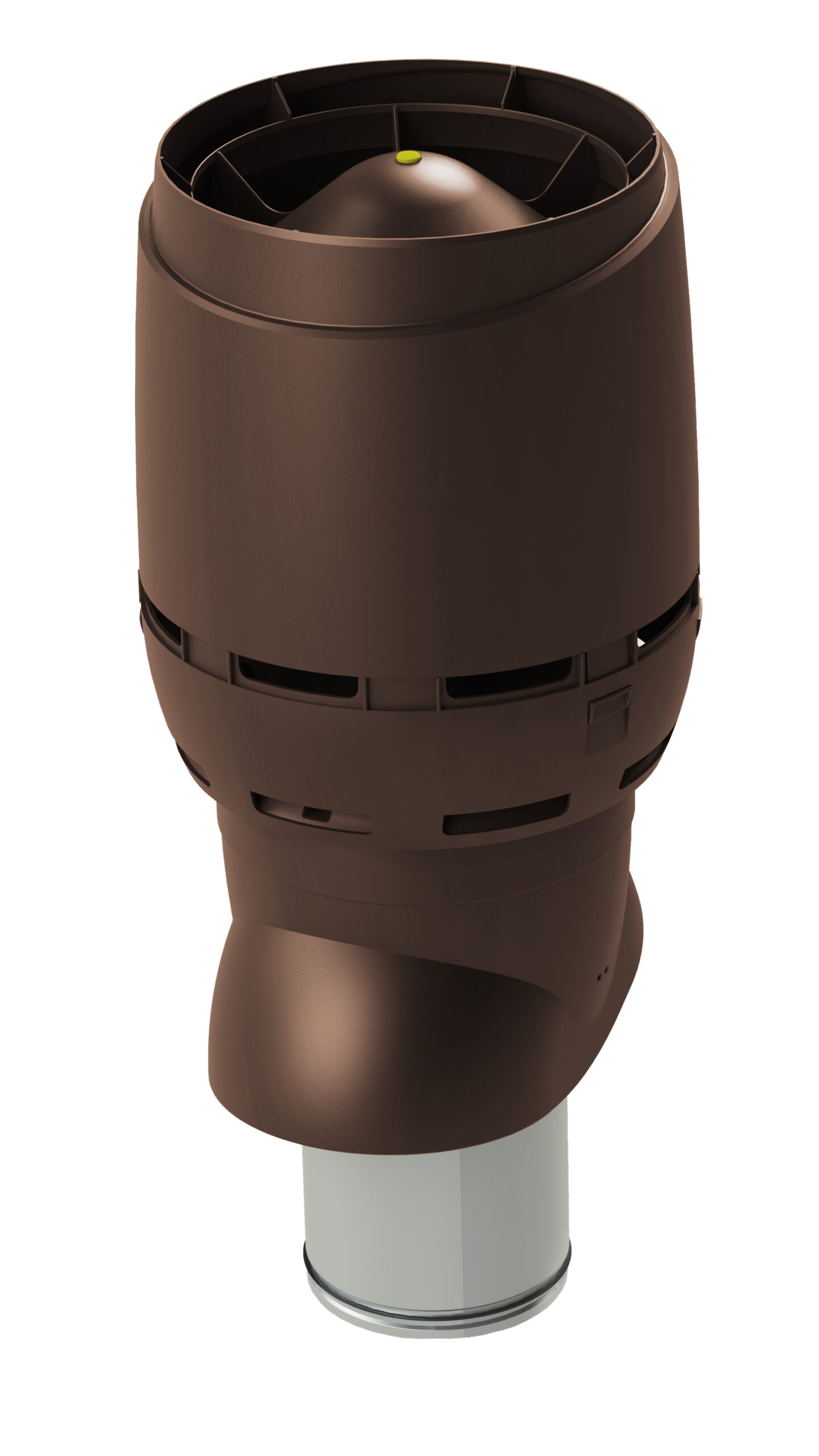 Вентилятор FLOW XL-ЕCo200Р D200/300 h500мм Vilpe, коричневый (аналог RR 32, RAL 8017)