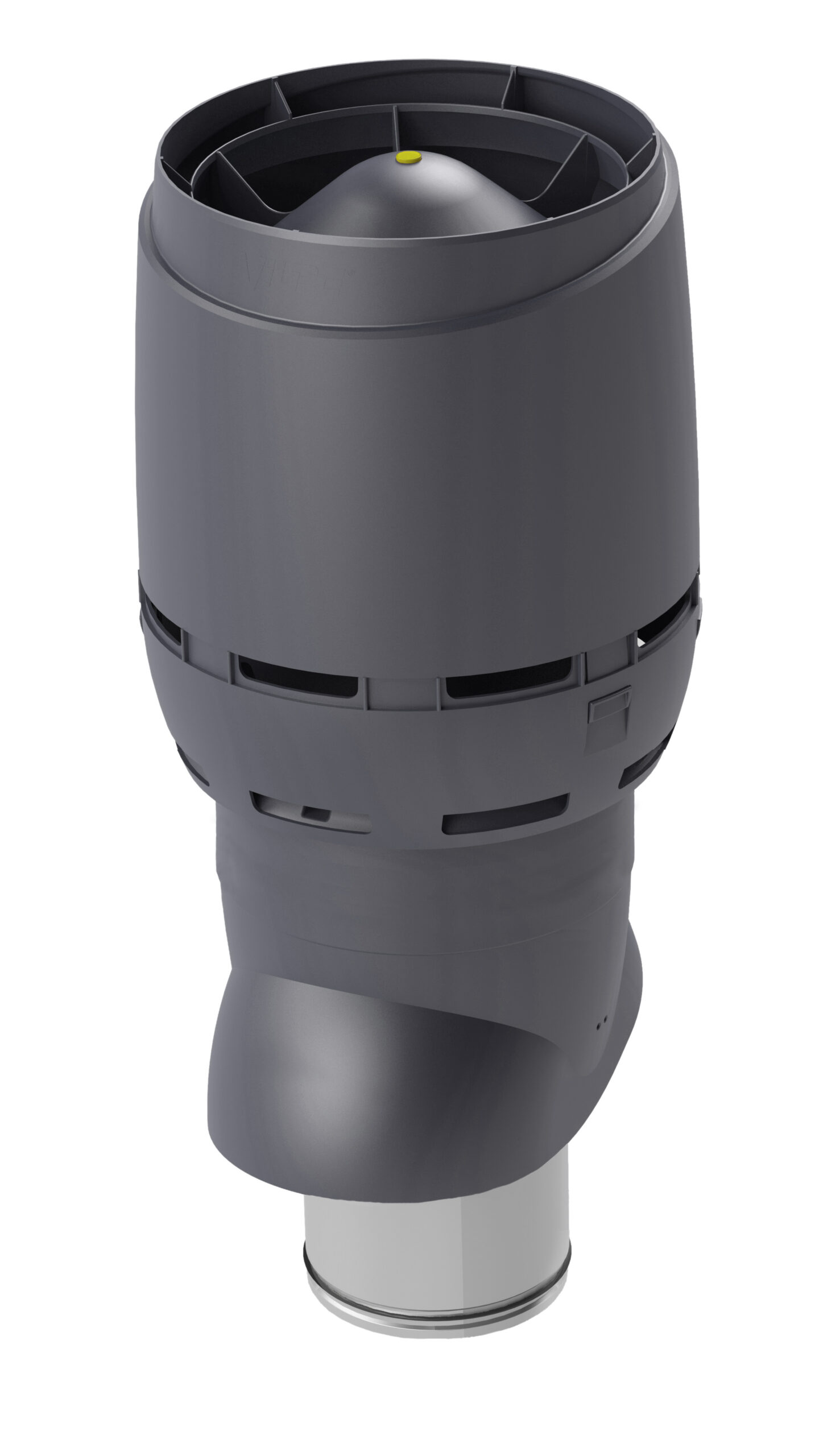Вентилятор FLOW XL-ЕCo200Р D200/300 h700мм Vilpe, серый (аналог RR 23, RAL 7015)