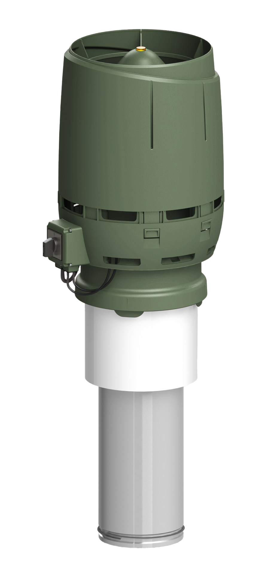 Вентилятор FLOW ECo160C h400мм Vilpe, зеленый (аналог RR 11, RAL 6020)