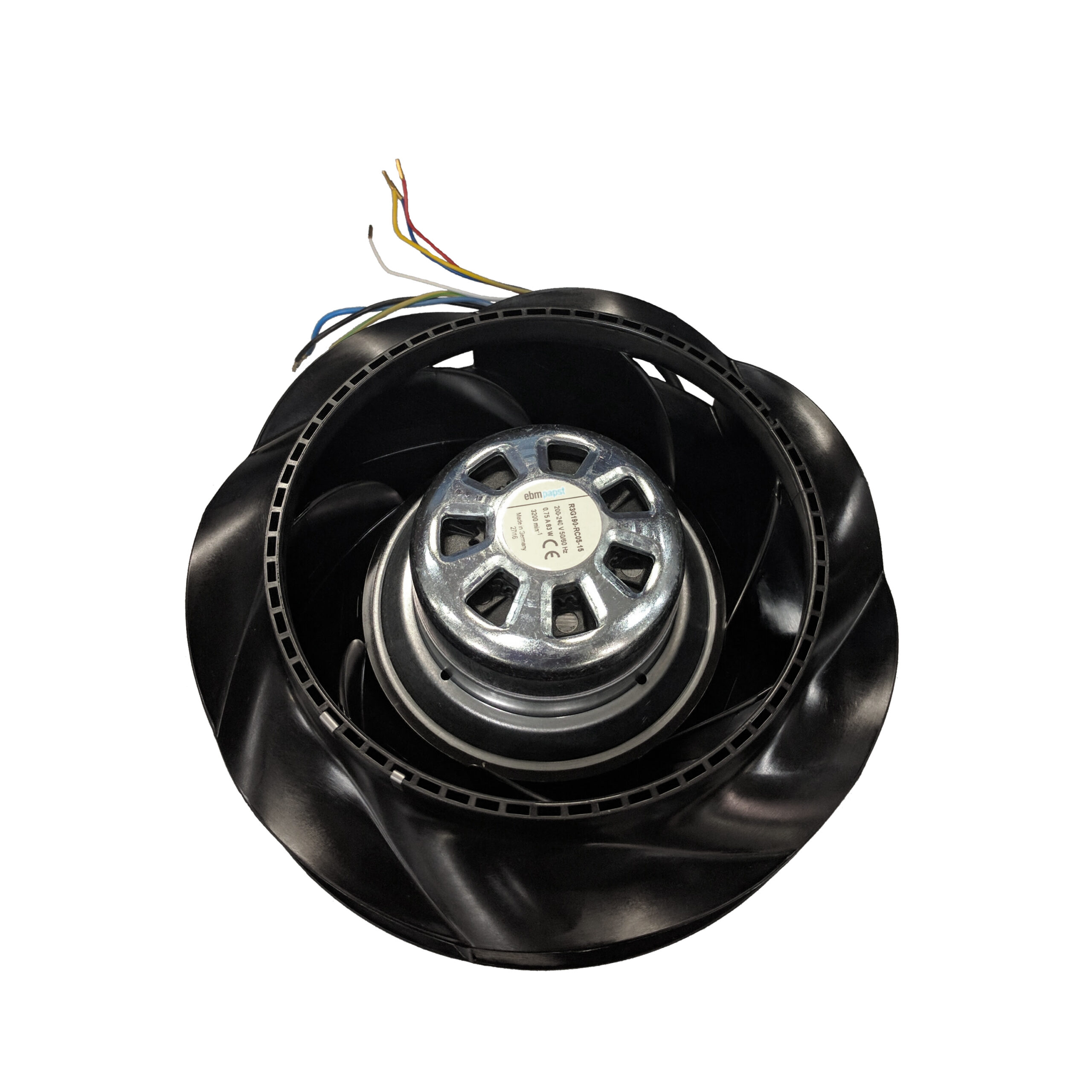 Вентилятор (ремонтный комплект) ЕСо 190/110 черный Vilpe, черный (аналог RR33, RAL 9017)