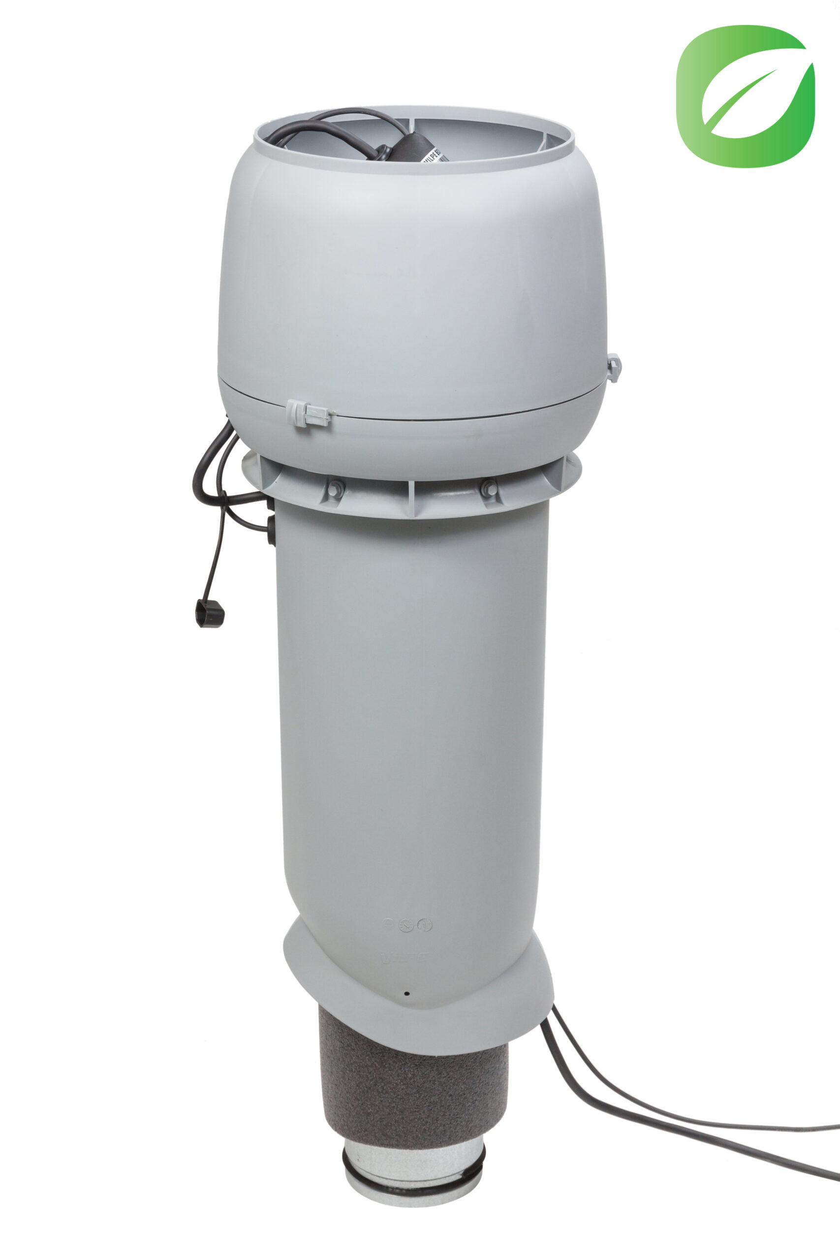 Вентилятор ECo190P D125/225 h700мм светло-серый Vilpe, светло-серый (аналог RR 21, RAL 7040)