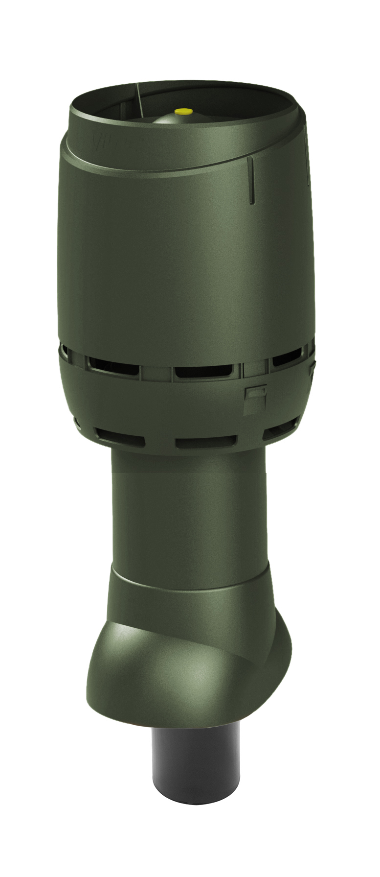 Вент. выход 110/160/350 (труба, шурупы, колпак FLOW ) Vilpe, зеленый (аналог RR11, RAL6020)