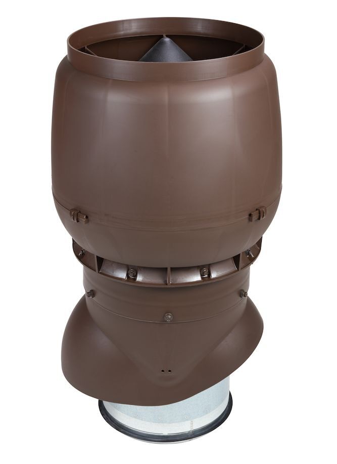Теплоизолированный вентиляционный выход XL-250/300/500 Vilpe, коричневый (аналог RR32, RAL8017)