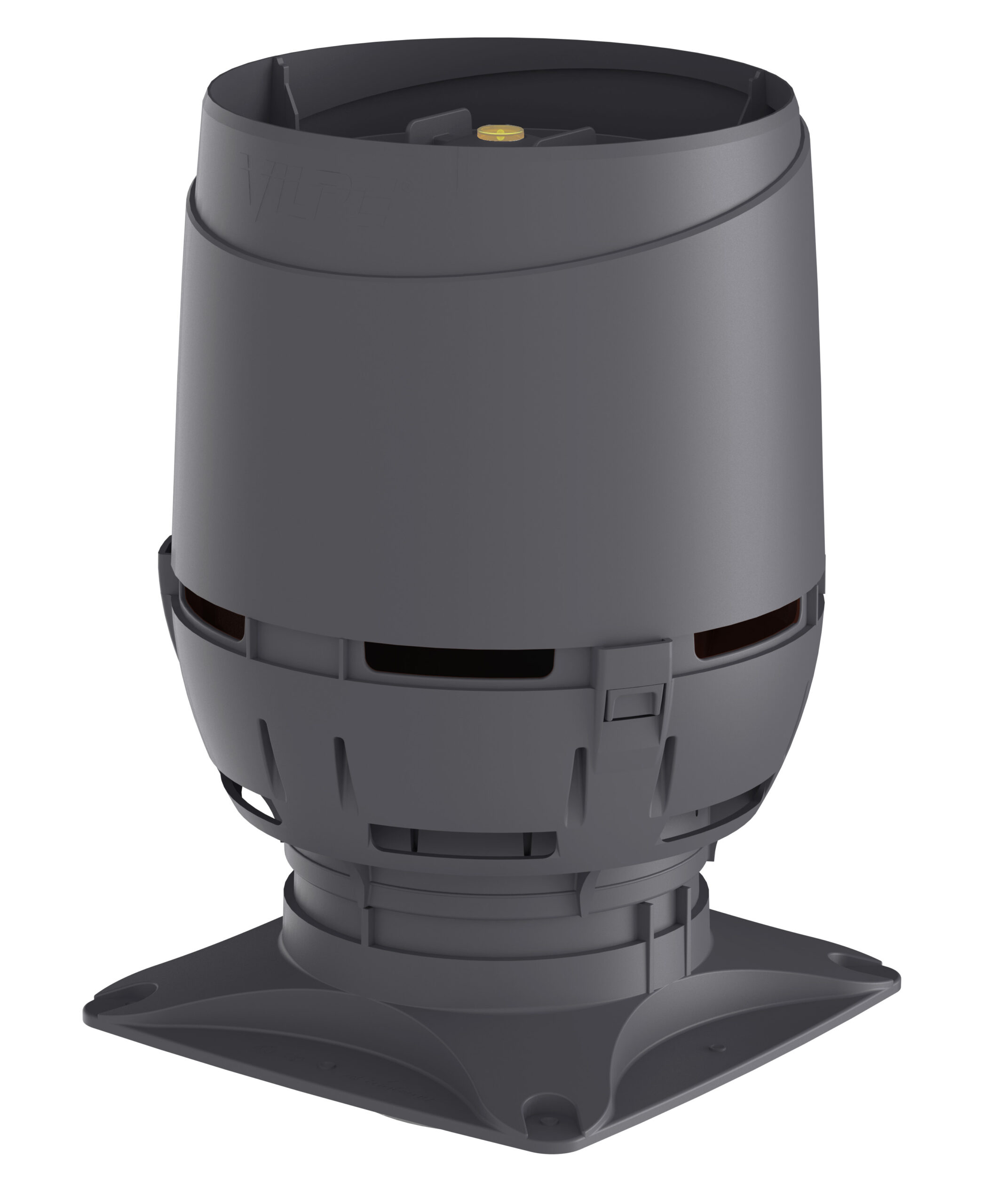 S -125 вентиляционный выход с основанием 250x250мм FLOW Vilpe, серый (аналог RR23, RAL 7015) купить в Санкт-Петербурге S -125 вентиляционный выход с основанием 250x250мм FLOW Vilpe, серый (аналог RR23, RAL 7015)