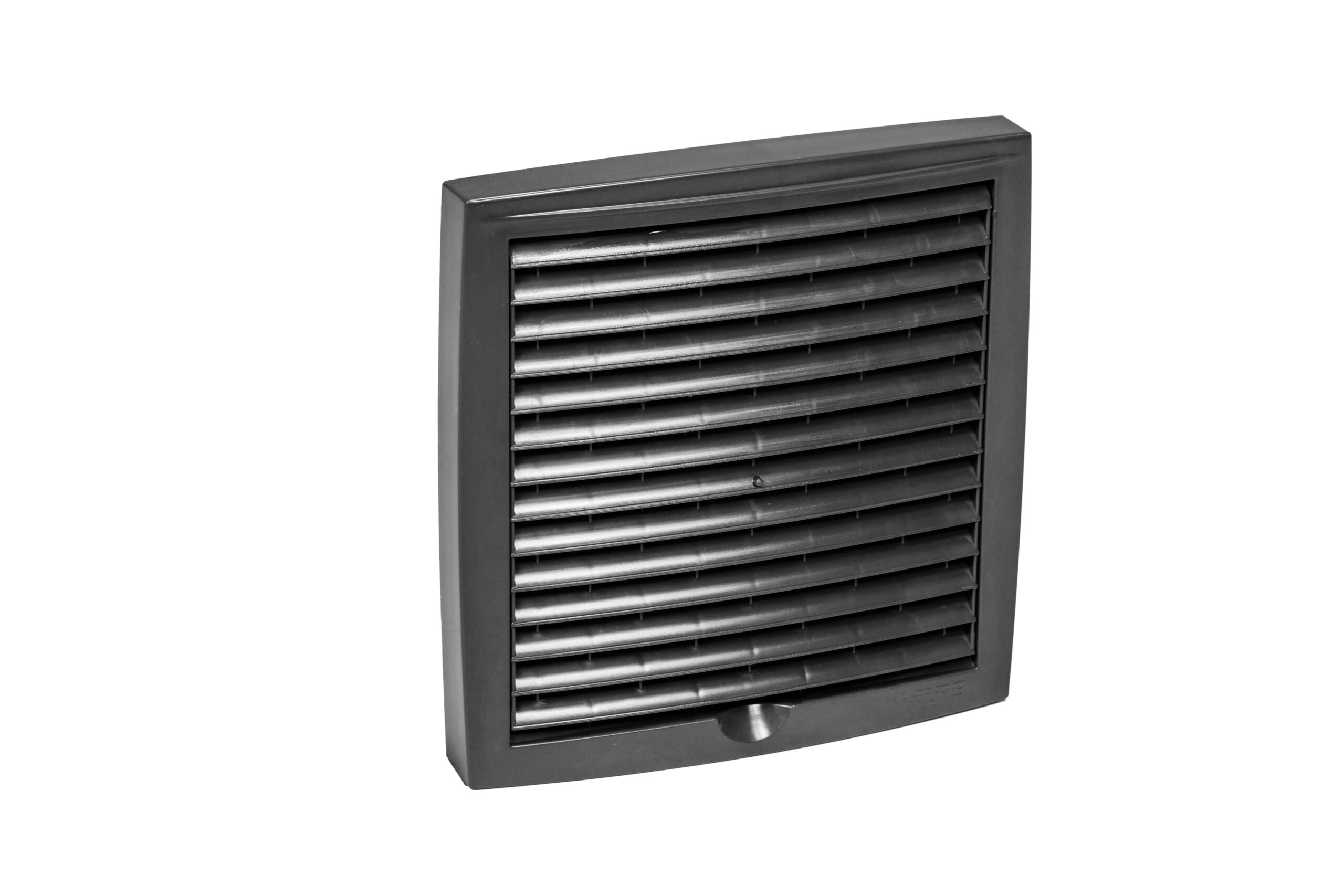 Наружная вентиляционная решетка 150х150мм Vilpe, черный (RR33, RAL 9017)