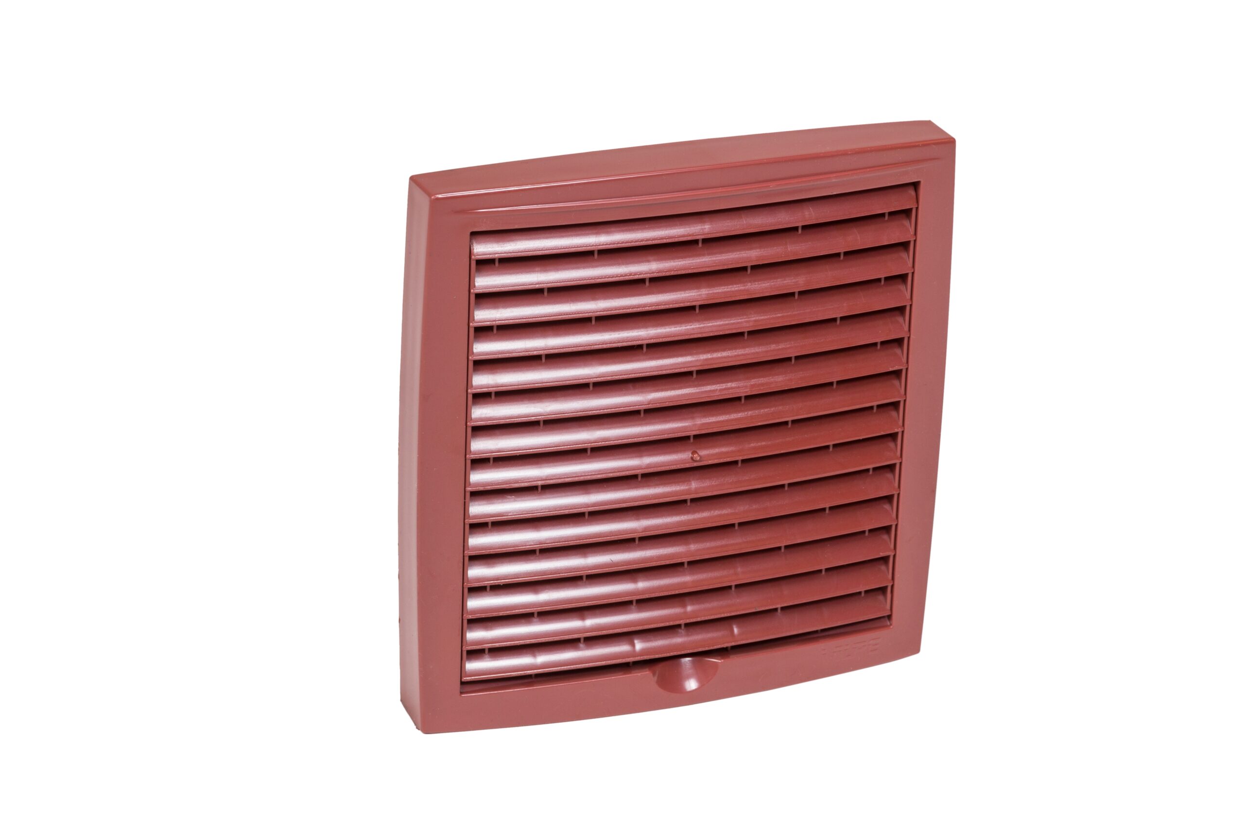 Наружная вентиляционная решетка 150х150мм Vilpe, красный (аналог RR 29, RAL 3009)