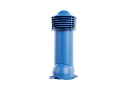 Труба вентиляционная для металлочерепицы 150/650 (неутепленная), синий