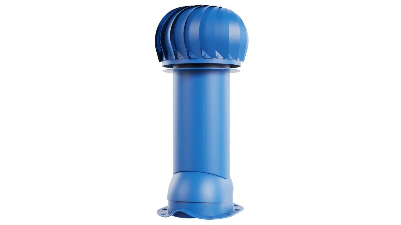 Роторная вентиляция для металлочерепицы 110/550 (неутепленная), синий