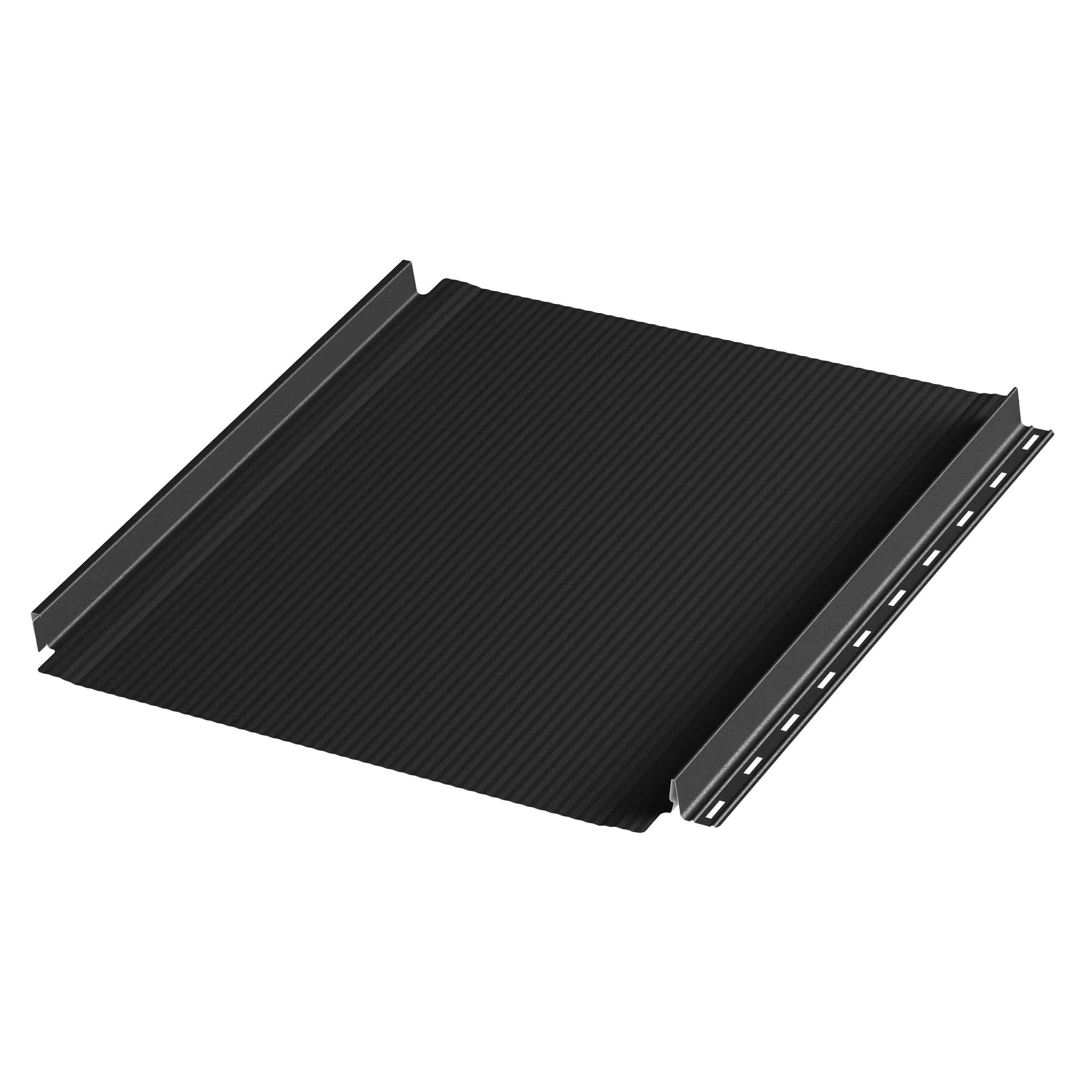 Фальцевая панель AQUACLICK Бриз 0.50мм Zn180 9005 (черный) Rooftop Бархат без подгиба {длины по списку} купить в Санкт-Петербурге