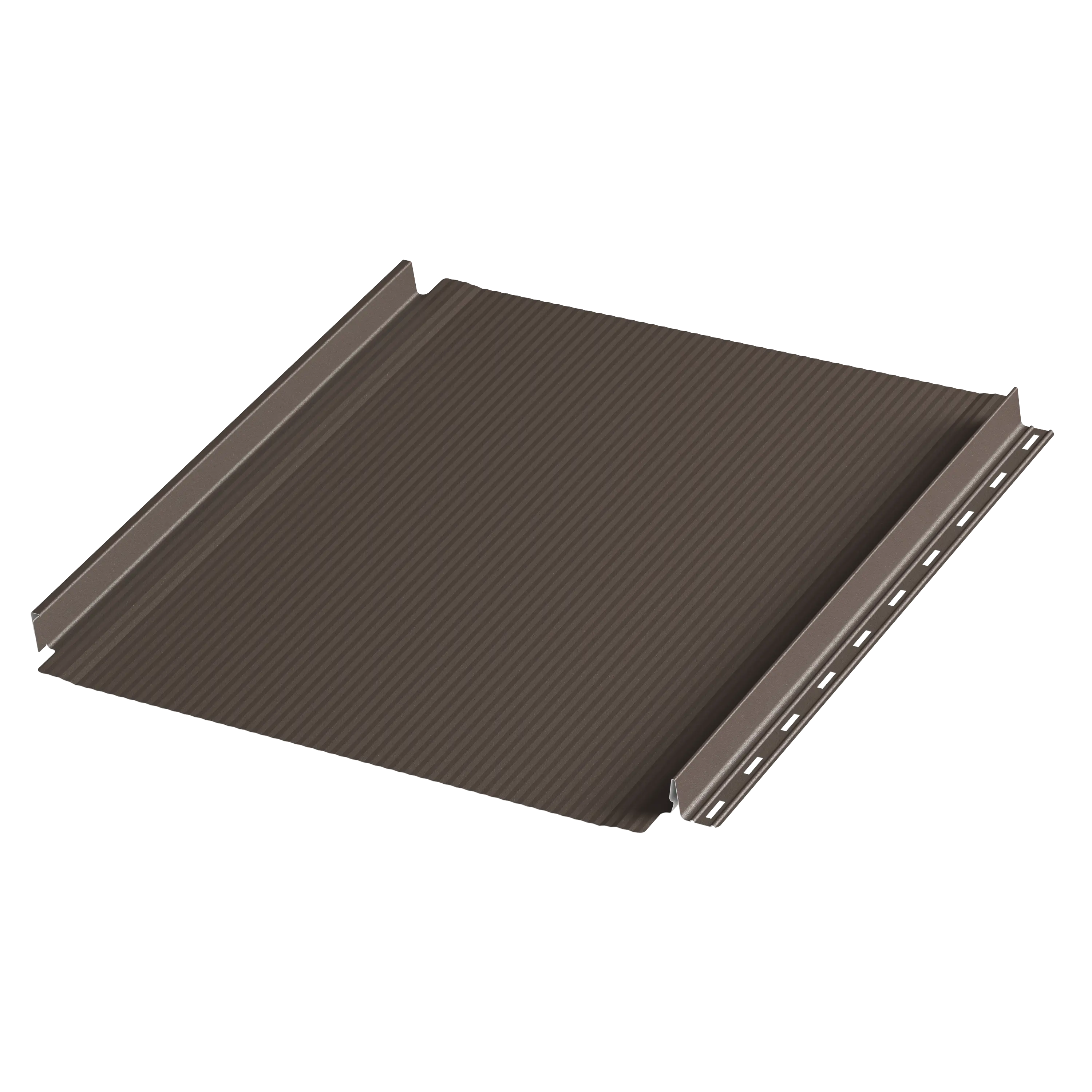 Фальцевая панель AQUACLICK Бриз 0.50мм Zn180 9005 (черный) Rooftop Бархат без подгиба {длины по списку} купить в Санкт-Петербурге