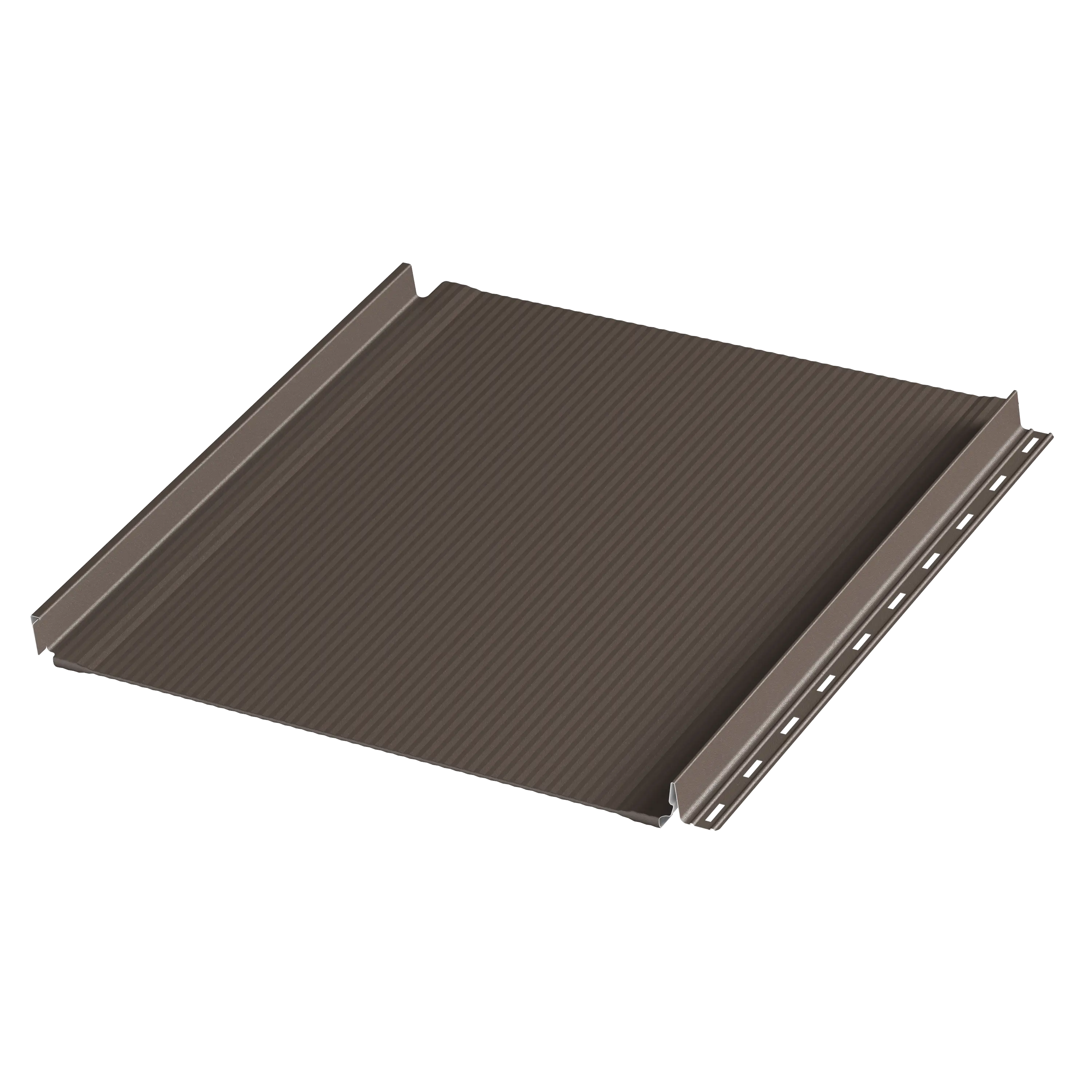 Фальцевая панель AQUACLICK Бриз 0.50мм Zn180 Rooftop Бархат с подгибом {длины по списку} купить в Санкт-Петербурге