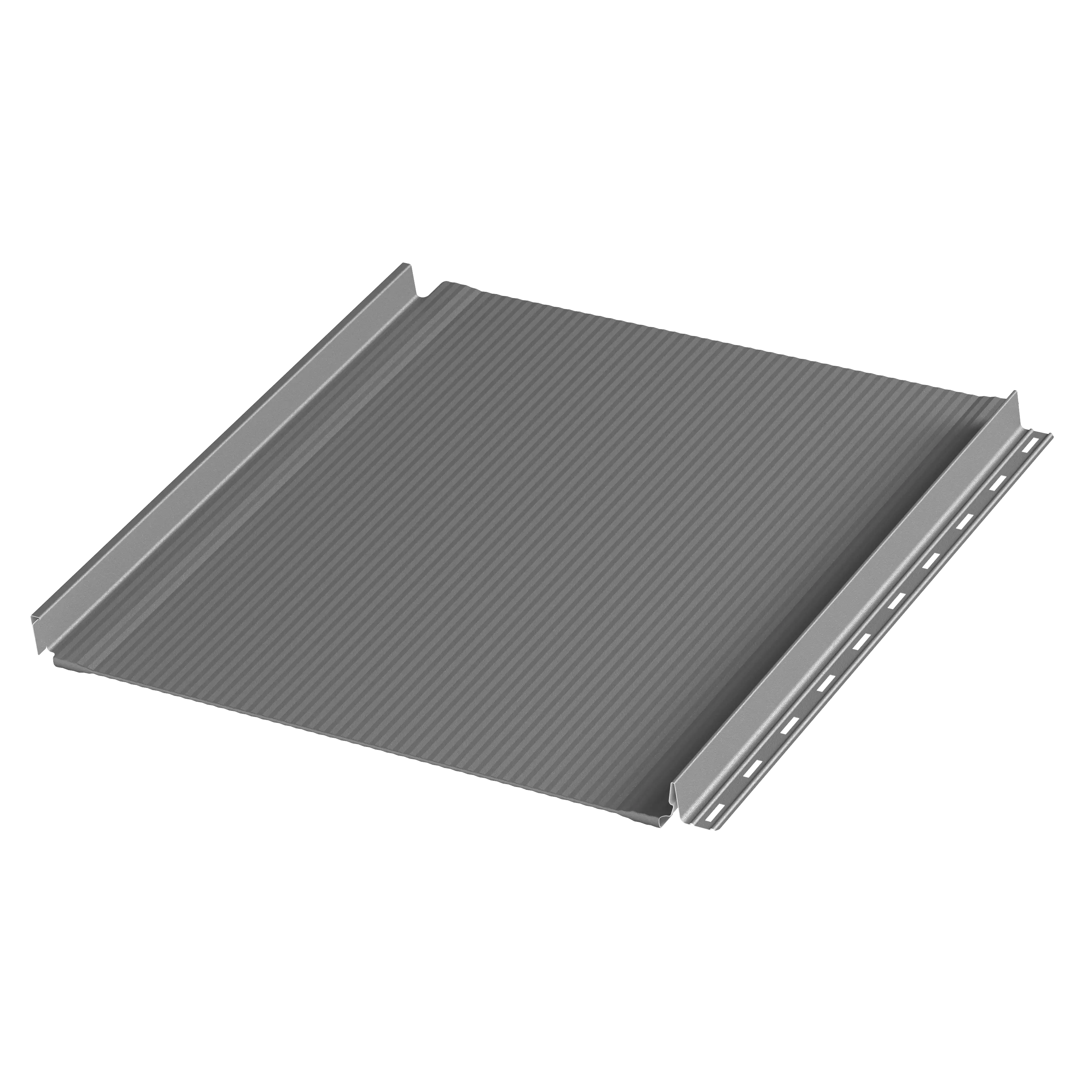 Фальцевая панель AQUACLICK Бриз 0.50мм Zn180 Rooftop Бархат с подгибом {длины по списку} купить в Санкт-Петербурге