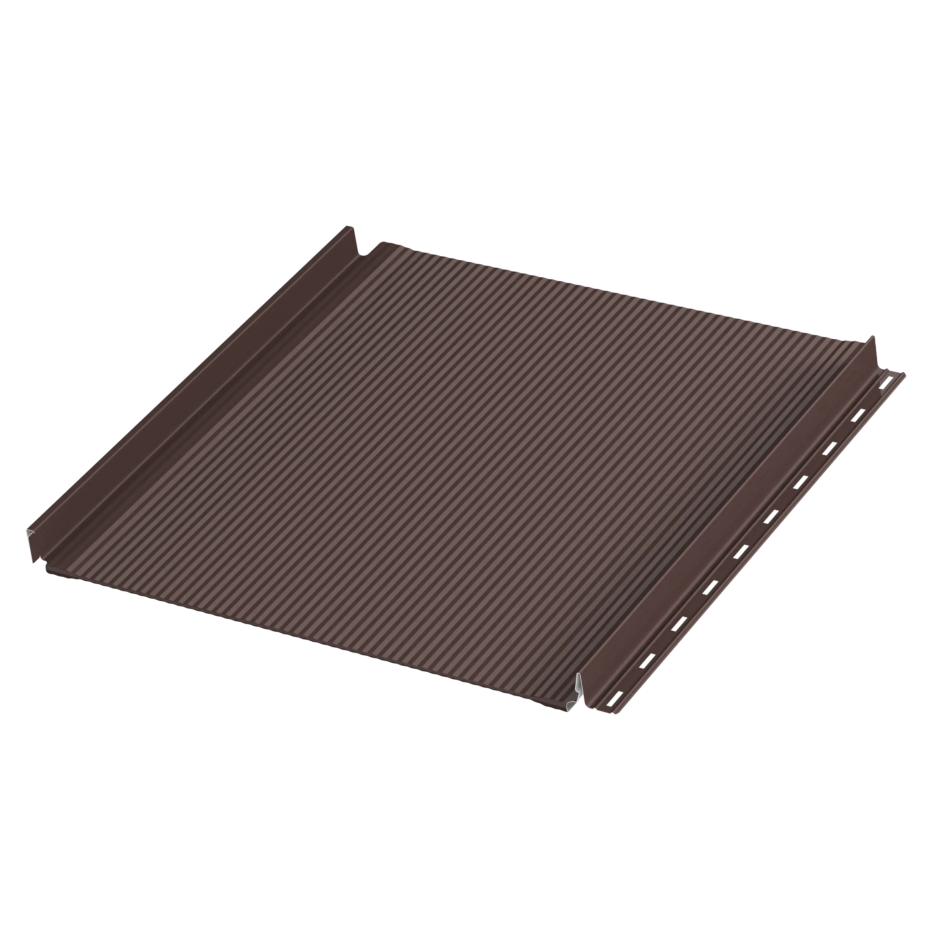 Фальцевая панель AQUACLICK Бриз 0.50мм Zn140 ПЭ с подгибом {длины по списку} купить в Санкт-Петербурге