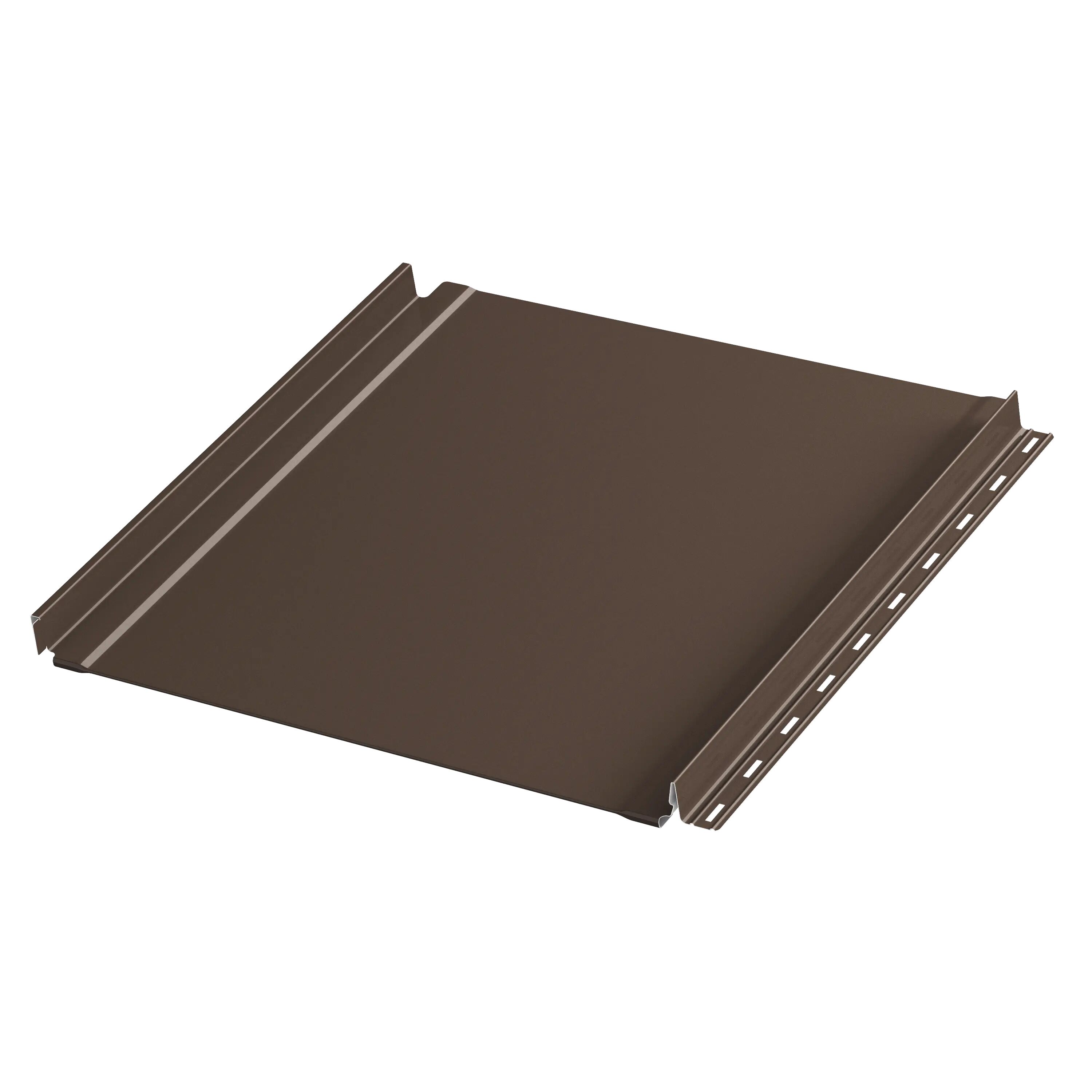 Фальцевая панель AQUACLICK Эталон 0.50мм Zn140 ПЭ с подгибом {длины по списку} купить в Санкт-Петербурге